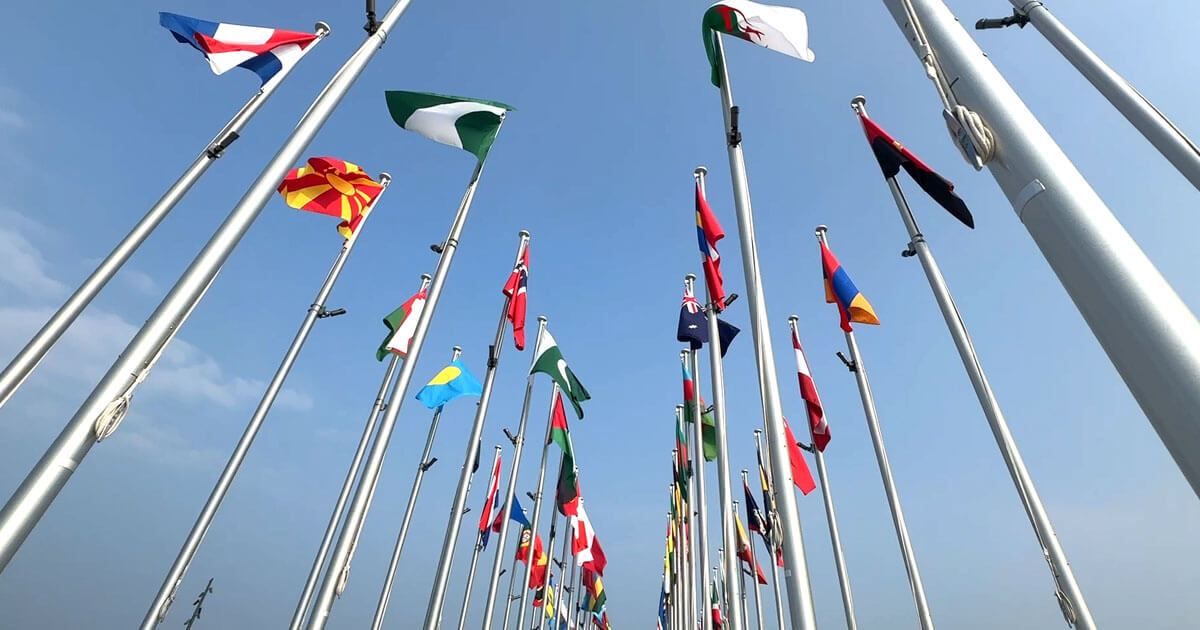 大阪万博 国旗