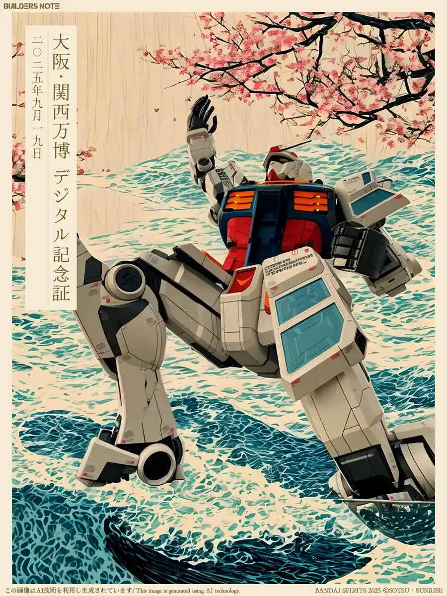 ガンダム パビリオンでもらえるデジタル記念証